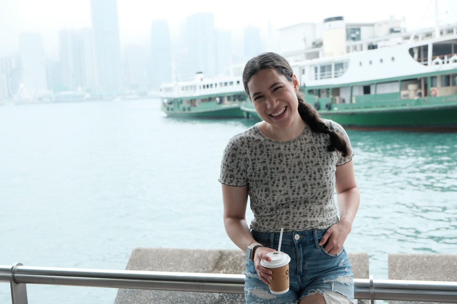 Jackie at Star Ferry